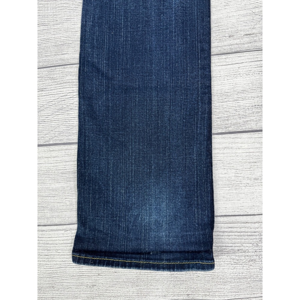 True Religion Womens Low Rise Bootcut Jeans Dark Wash Blue Size 29 Made in USA - Picture 8 of 11